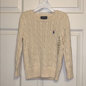 Boys Polo Ralph Lauren Sweater 4t Cream
